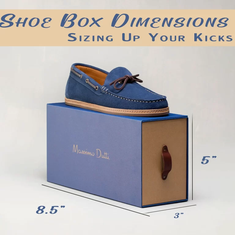 shoe box dimensions